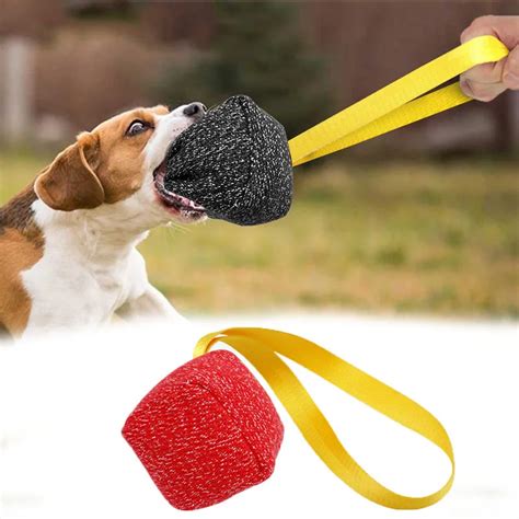 Pet Dog Toys Thick Hemp Dog Ball Toy Large Dogs Bite Training Tugs