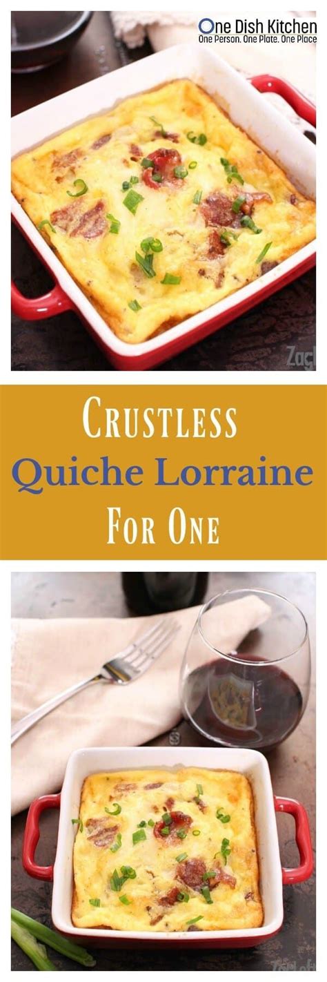 Crustless Quiche Lorraine Recipe One Dish Kitchen Recipe Cooking