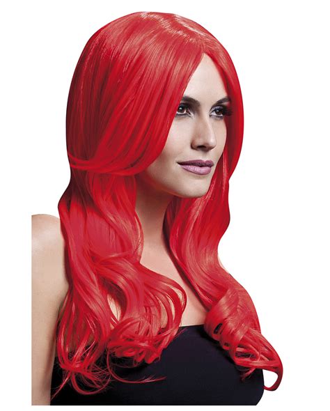 Women Wig Khloe Neon Red Cosplay Wig Karneval Universe