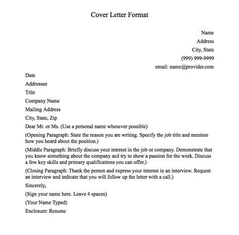 The beginning of a cover letter typically includes a salutation to the person who will be reading it—most likely the hiring manager. Cover Letter Format Cover Letter Format Basic Name Address ...