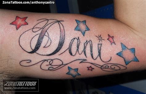 Tatuaje De Nombres Letras Daniel