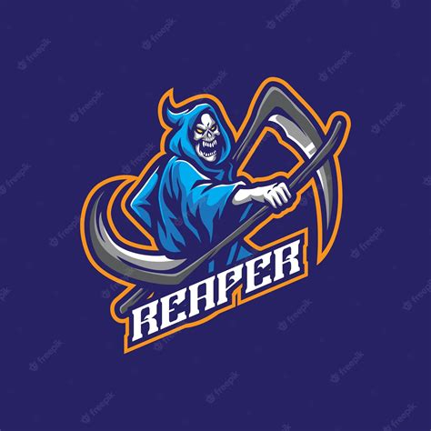 Premium Vector Reaper Mascot Logo Design Vector With Modern