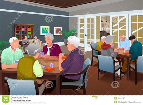 Check spelling or type a new query. Elderly People Playing Cards Stock Vector - Image: 51544461