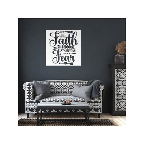 Faith Metal Wall Art Large Metal Wall Art Wall Decor Livin Etsy