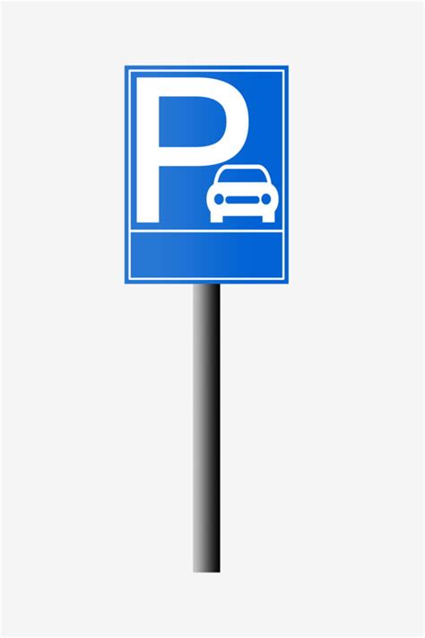 Parking Sign Decoration Illustration Warning Sign Illustration Green