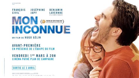 7.0 2019 118 min 316 vues. « Mon Inconnue » d'Hugo Gélin avec François Civil ...
