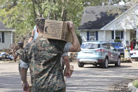 Cherry Point Marines Provide Relief For Hurricane Florence Survivors