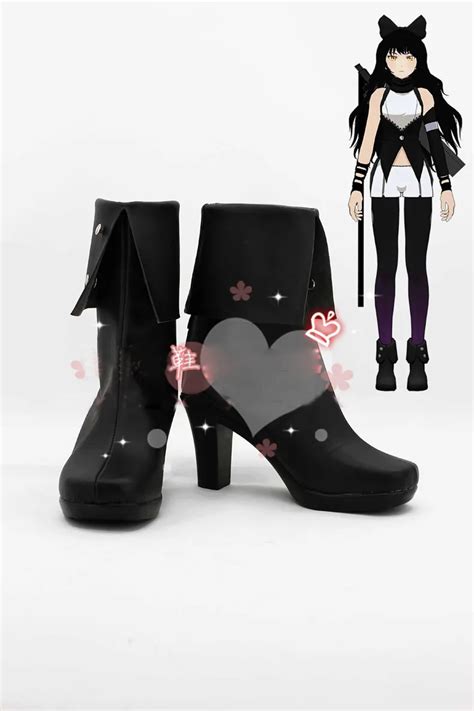 Anime Rwby Rwby Blake Belladonna Boots Cosplay Costume Shoes Custom