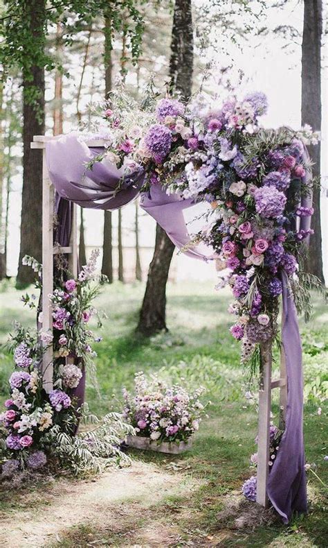 Purple And Grey Wedding Color Palettes For Lilac Wedding Themes Lavender Wedding Theme