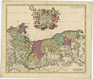 Antique Map of Pomerania by Covens & Mortier (c.1730)