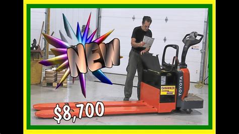 However, they do not work with reversible pallets and have limited. Used Double Pallet Jack - YouTube