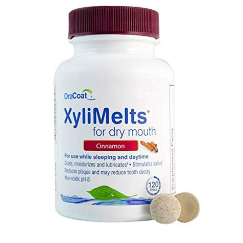 Oracoat Xylimelts Dry Mouth Relief Moisturizing Oral Adhering Discs