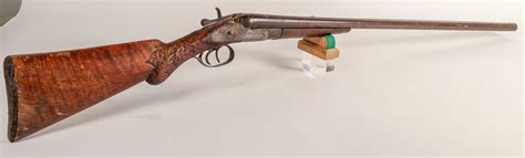 Sold Price W Richards Side By Side Hammer 12 Gauge Shotgun C 1880s