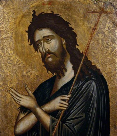 Icon Of Saint John The Baptist Art Uk