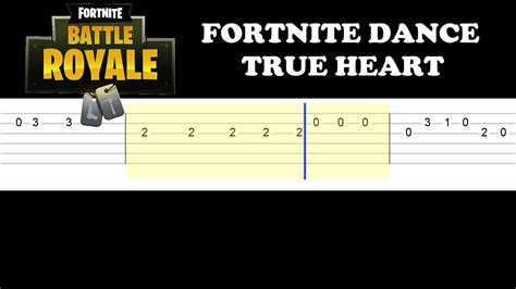  - fortnite default dance guitar tab
