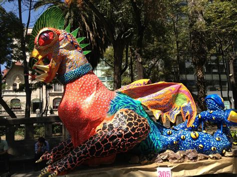 Alebrije en homenaje a pedro linares. Alebrije along Paseo de la Reforma in Mexico City | Mexican folk art, Color, Sculpture art