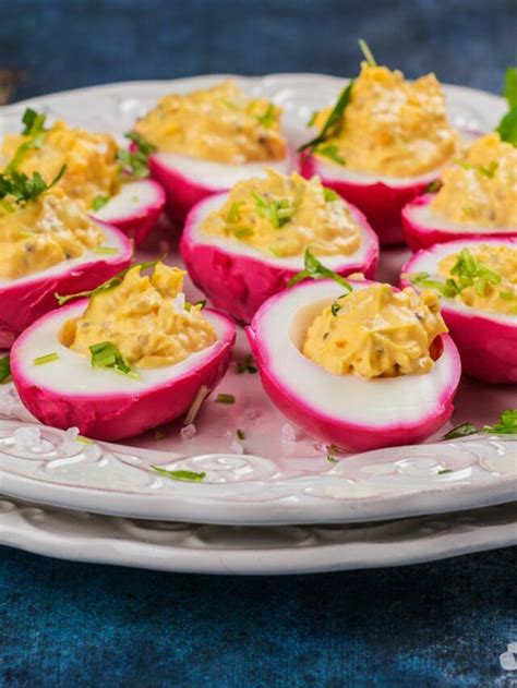 Dyed Deviled Eggs Recipes Food