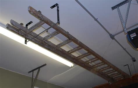 Ladder Hooks For Ceiling Extension Ladder Hanging Ideas Page 2