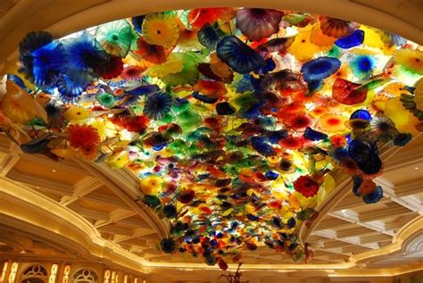 Ceiling Installation At The Bellagio Hotel In Las Vegas Dale Chihuly