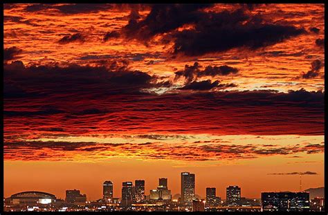 #arizona sunset #sunset #arizona #sky #dramatic sky #skyline #phoenix #photography #nature #mine. Another beautiful Phoenix sunset over downtown. No matter how long you live here, it's hard not ...