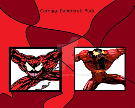 Carnage Papercraft Pack Link In Desc By Axsantiago On Deviantart