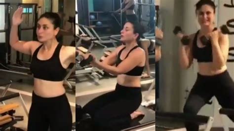 Kareena Kapoor Workout In Gym Youtube