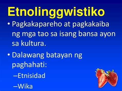 Ano Ang Mga Ibat Ibang Pangkat Ng Etnolinggwistiko Pangkatbay Images