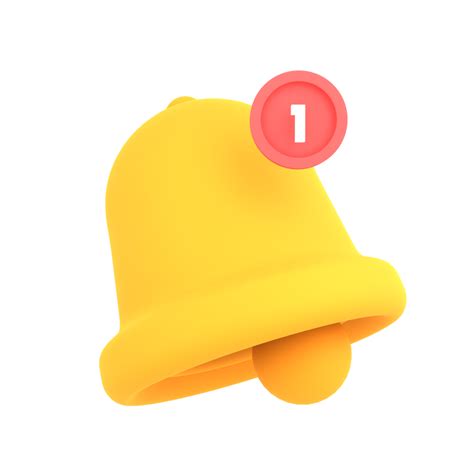 3d Set Of Bell Reminder Notification Alert Or Alarm Ecommerce Icon For