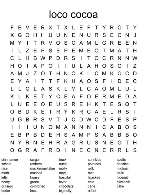 Coco Free Printable Disney Word Search