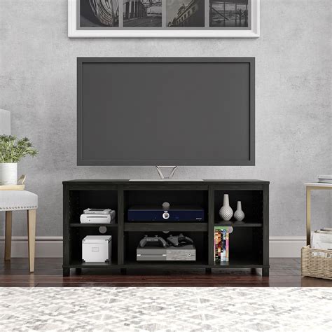 Mainstays Parsons Tv Stand For Tvs Up To 50 Black Oak Pickup Only M