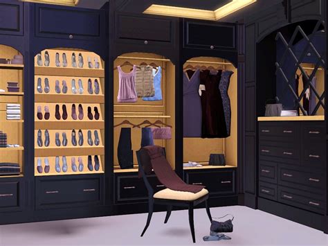 The Sims Resource Brown Cherry Closet