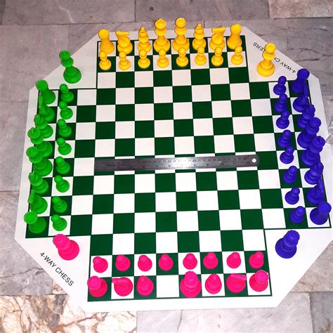 Large 4 Player Chess Board Chess House
