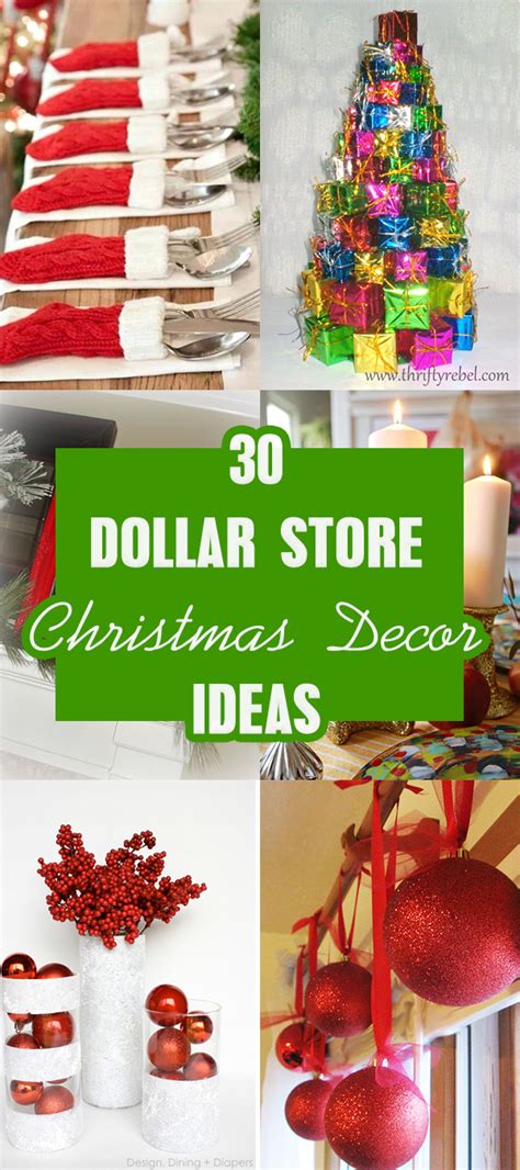 30 Dollar Store Christmas Decor Ideas Cool Diy Ideas
