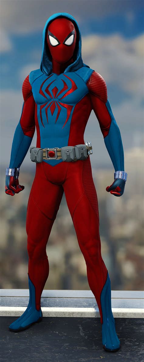 Edit Of The Ben Reilly Scarlet Spider Suit As Spider Man Ps5 Skin