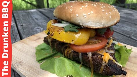 Spicy Mexican Flank Burger With Mexican Ingredients Made On The