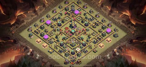 Best Anti Stars War Base Th With Link Hybrid Town Hall Level