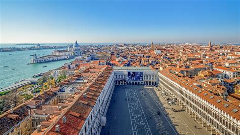 Upix Photography Aerial View Of St Marks Square Venice Upix