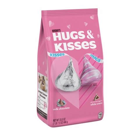 Hersheys Hugs And Kisses Assorted Milk Chocolate And White Creme Candy