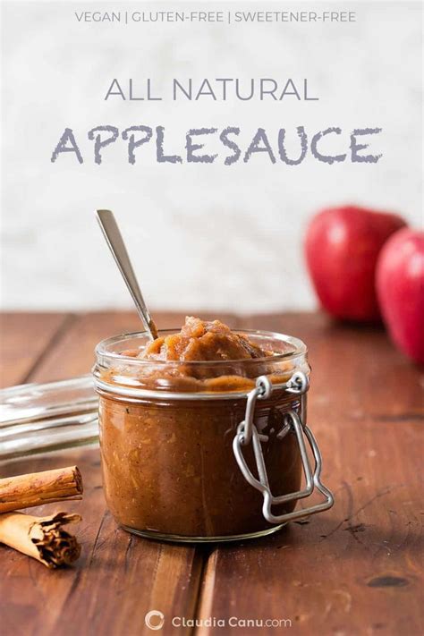 The light texture and delicate flavour is tricky to achieve without table sugar. All-Natural Sweetener-free Applesauce Recipe 🍎 Claudia ...
