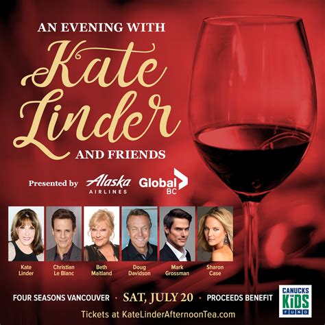 Kate Linder Hosts Vancouver Fundraising Dinner In Memory Of Kristoff St