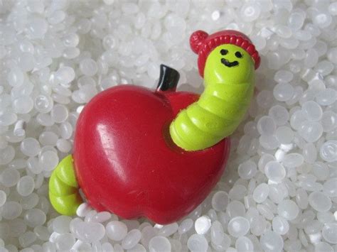 Vintage Apple With Green Worm Pin Pal Avon Fragrance Glace Etsy