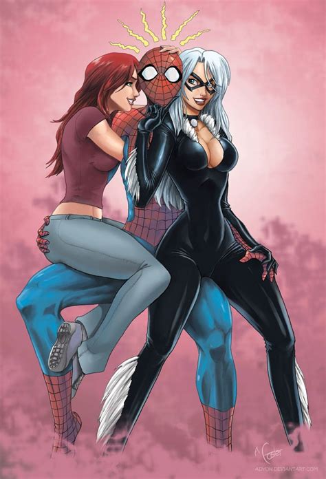 spider senses are not the only thing that s tingling by adyon black cat marvel marvel comics