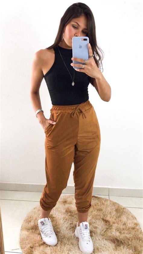 Calca Jogger Looks Tumblr Com Calca Moletom Penteados Simples