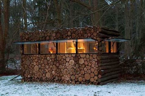It Might Look Like A Normal Stack Of Firewood. But When You Step Closer ...