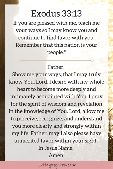 Exodus 3313 Christian Quotes Prayer Inspirational Prayers Bible