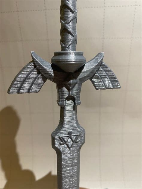 miniature master sword and pedestal 3d printed etsy