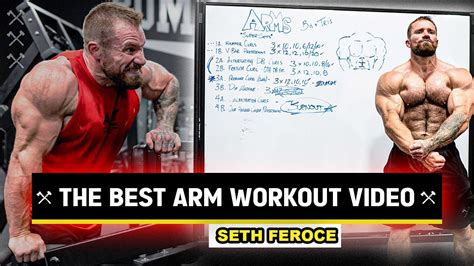 Intense Arm Workout Seth Feroce Whiteboard Workout Youtube