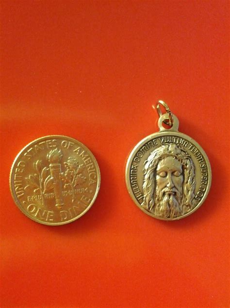 Medal Holy Face Of Jesus Holy Shroud Catholic Oviedo Santa Faz
