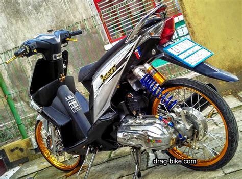 50 Foto Gambar Modifikasi Beat Kontes Street Racing Jari