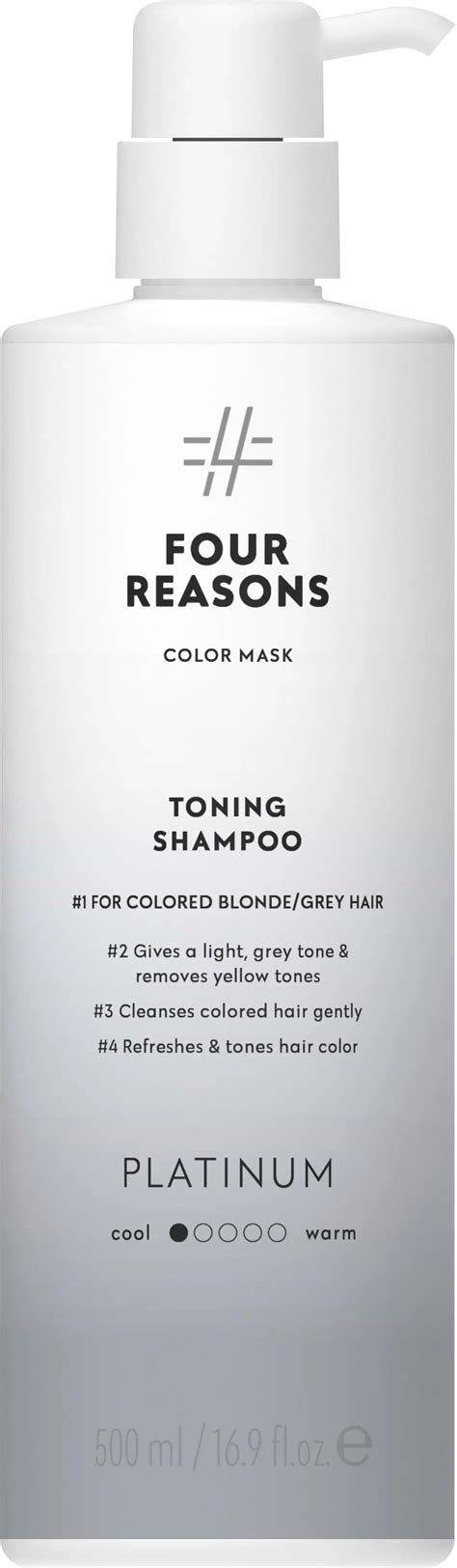 Four Reasons Color Mask Toning Shampoo Platinum 500 Ml Sokos Verkkokauppa